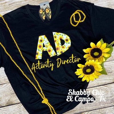 Activity Director Tee Shabby Chic Boutique and Tanning Salon