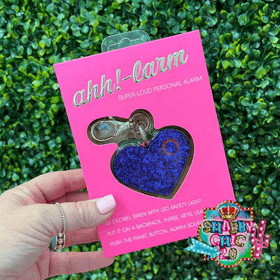 Ahh!-Larm key chain clip - Heart Shabby Chic Boutique and Tanning Salon Purple