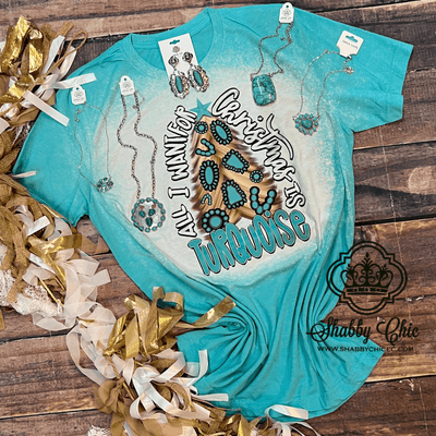 All I Want for Christmas is Turquoise Tee Shabby Chic Boutique and Tanning Salon