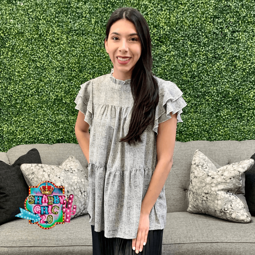 All through the Ups and Downs Top Shabby Chic Boutique and Tanning Salon