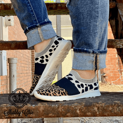 Animal Knitted Sneaker Shabby Chic Boutique and Tanning Salon