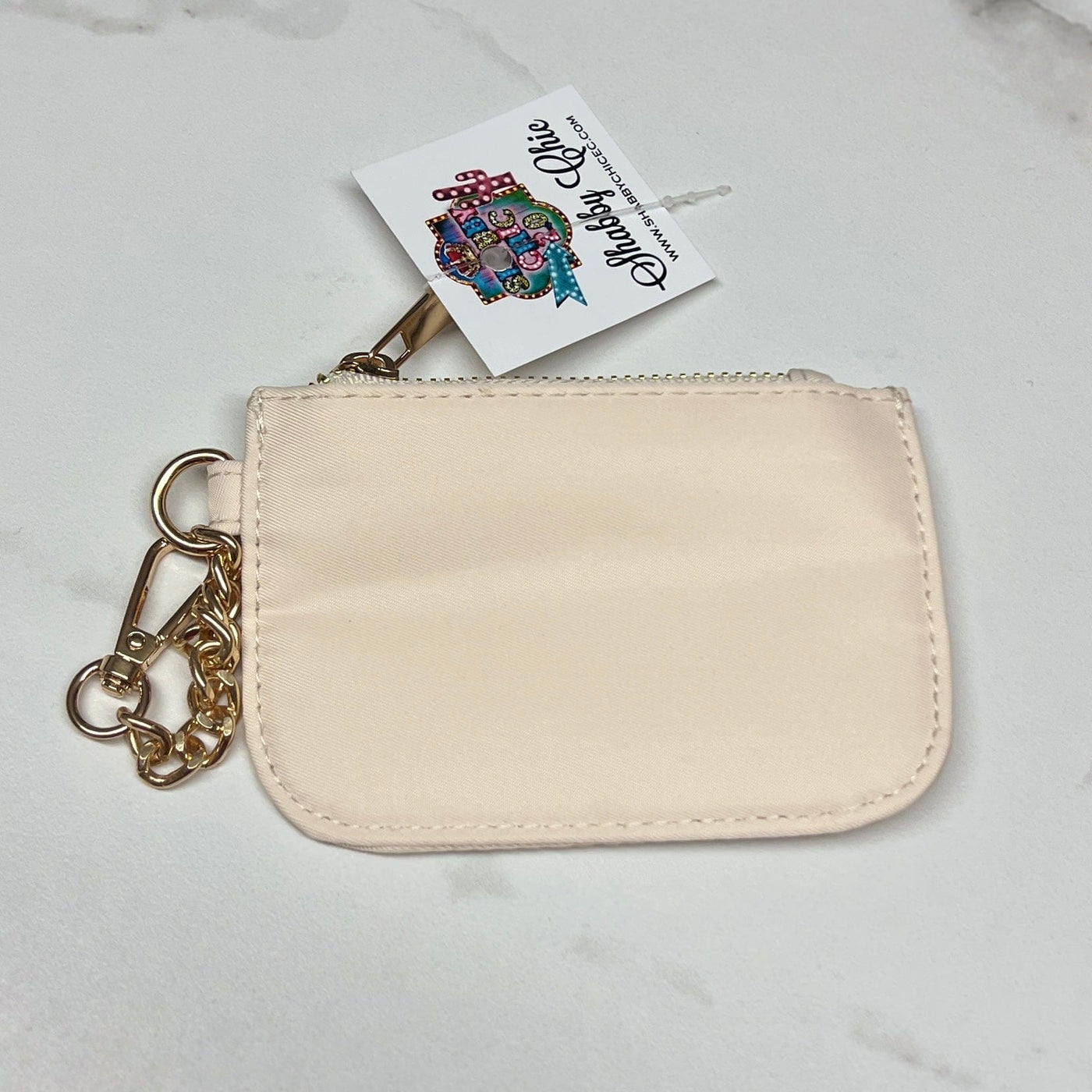 Assorted Coin Pouch with Key Ring Shabby Chic Boutique and Tanning Salon