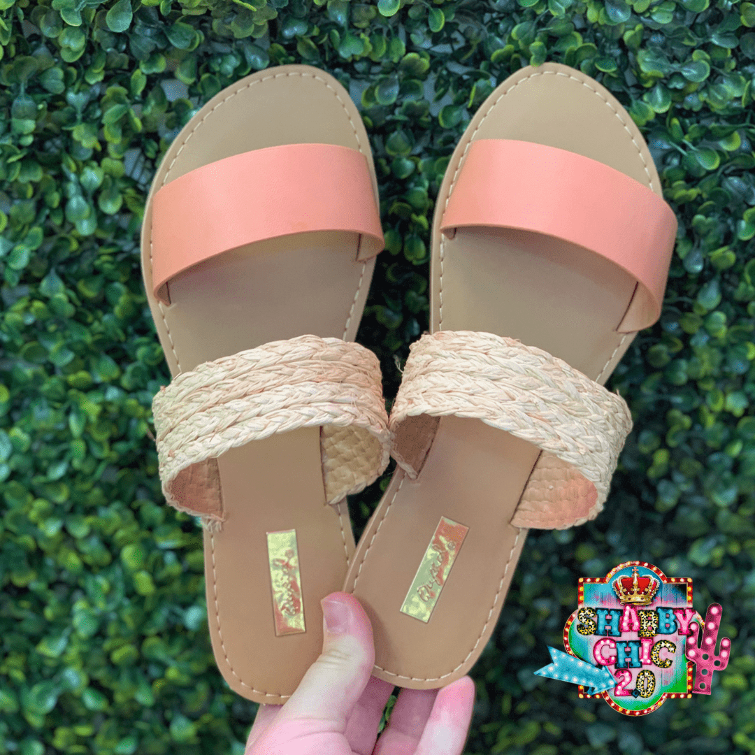 Athena Sandals - Coral Shabby Chic Boutique and Tanning Salon