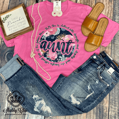 Aunt Prov. 31:25 Tee Shabby Chic Boutique and Tanning Salon