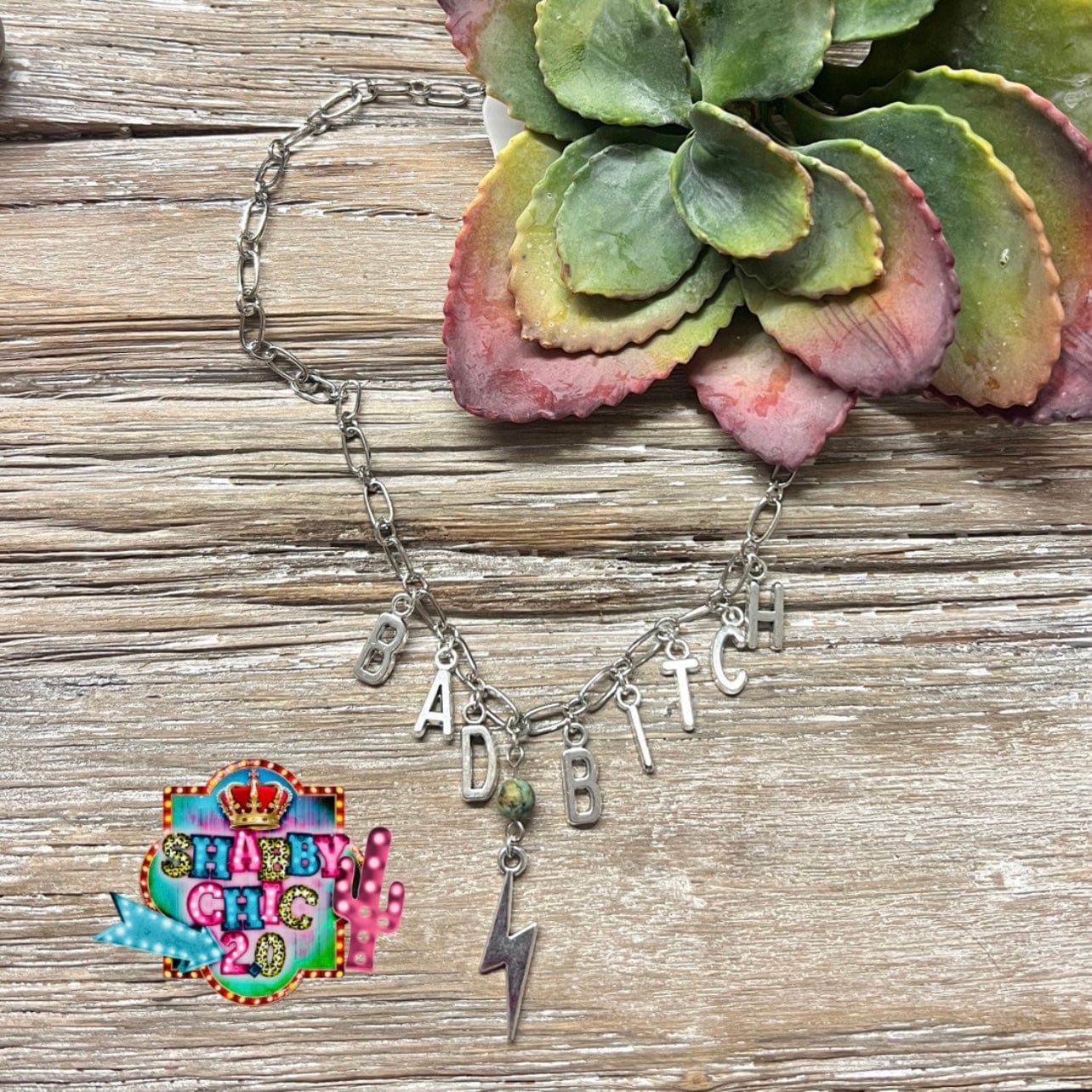 Bad Bitch Necklace Shabby Chic Boutique and Tanning Salon