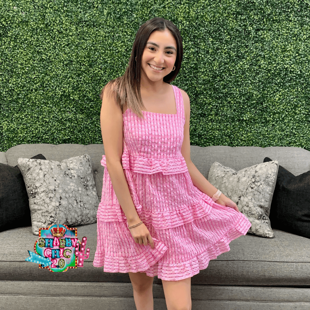 Better This Way Dress - Pink Shabby Chic Boutique and Tanning Salon