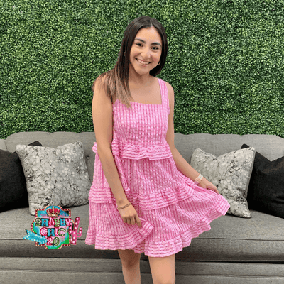 Better This Way Dress - Pink Shabby Chic Boutique and Tanning Salon