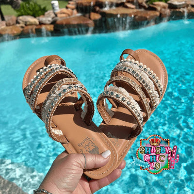 Boho Champagne Lively Sandal Shabby Chic Boutique and Tanning Salon
