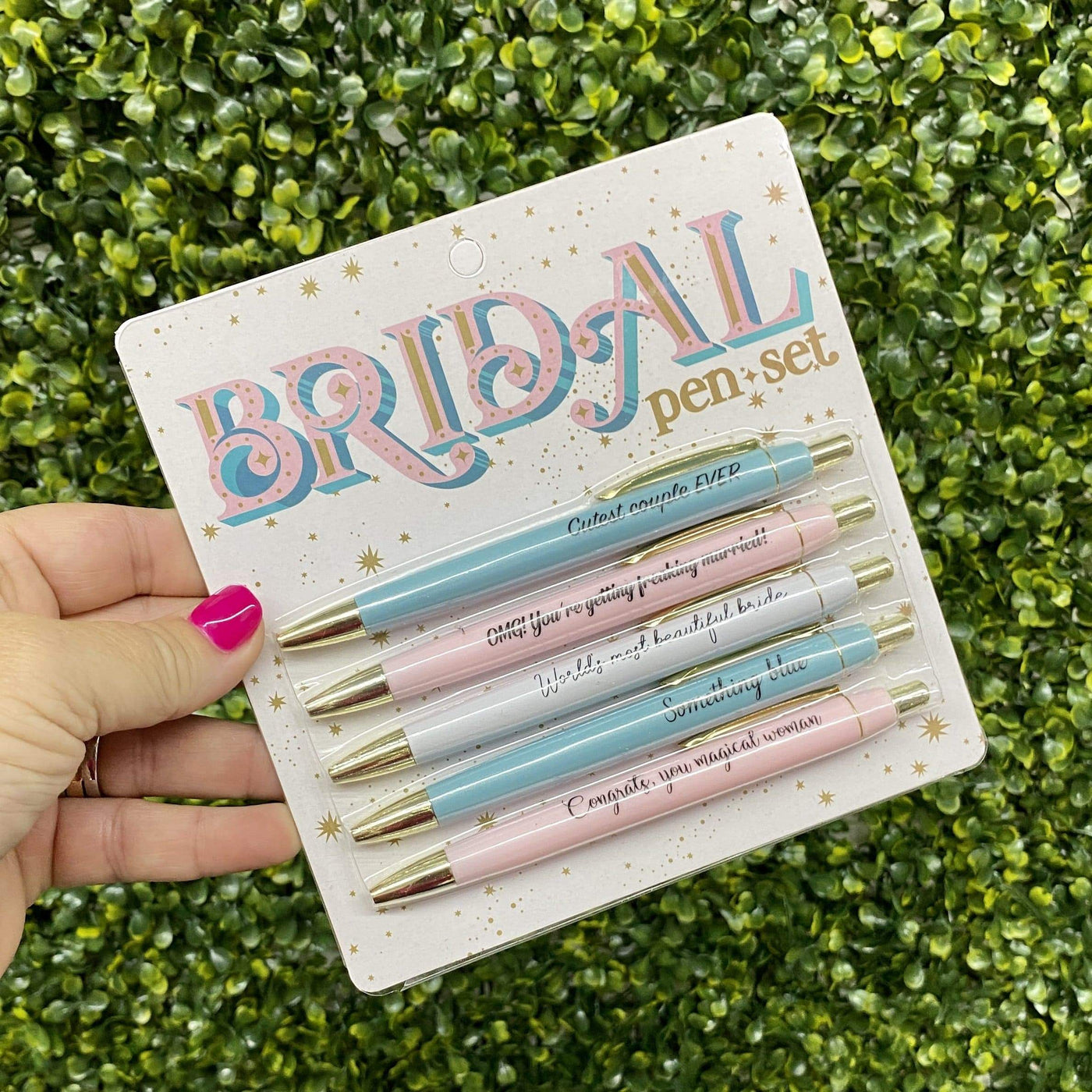 Bridal Pen Set Shabby Chic Boutique and Tanning Salon
