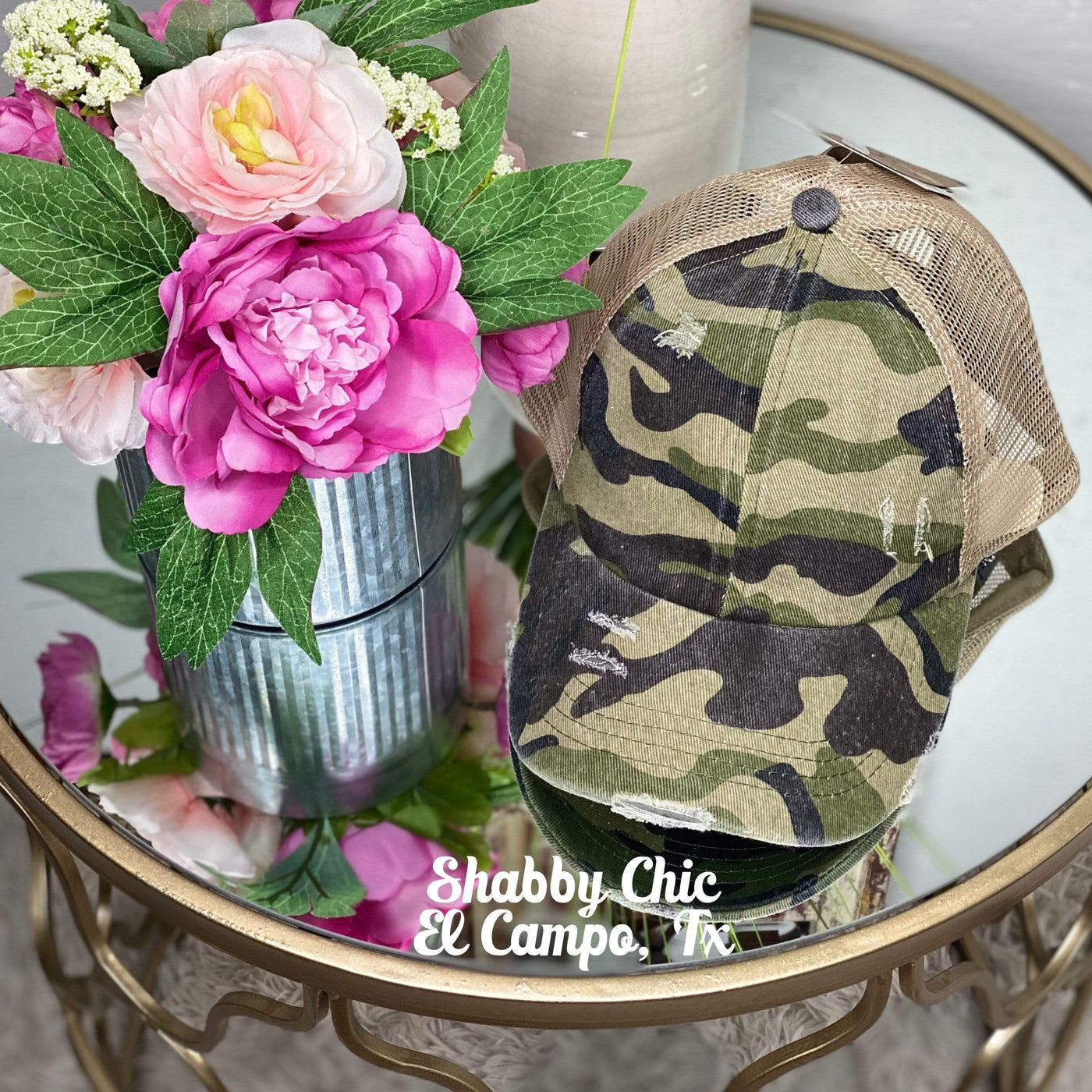 Camo Cap Shabby Chic Boutique and Tanning Salon