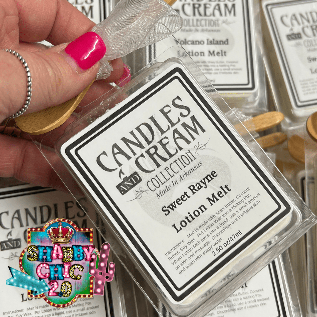 Candles and Cream Collection Shabby Chic Boutique and Tanning Salon Sweet Rayne