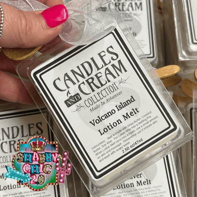 Candles and Cream Collection Shabby Chic Boutique and Tanning Salon Volcano Island