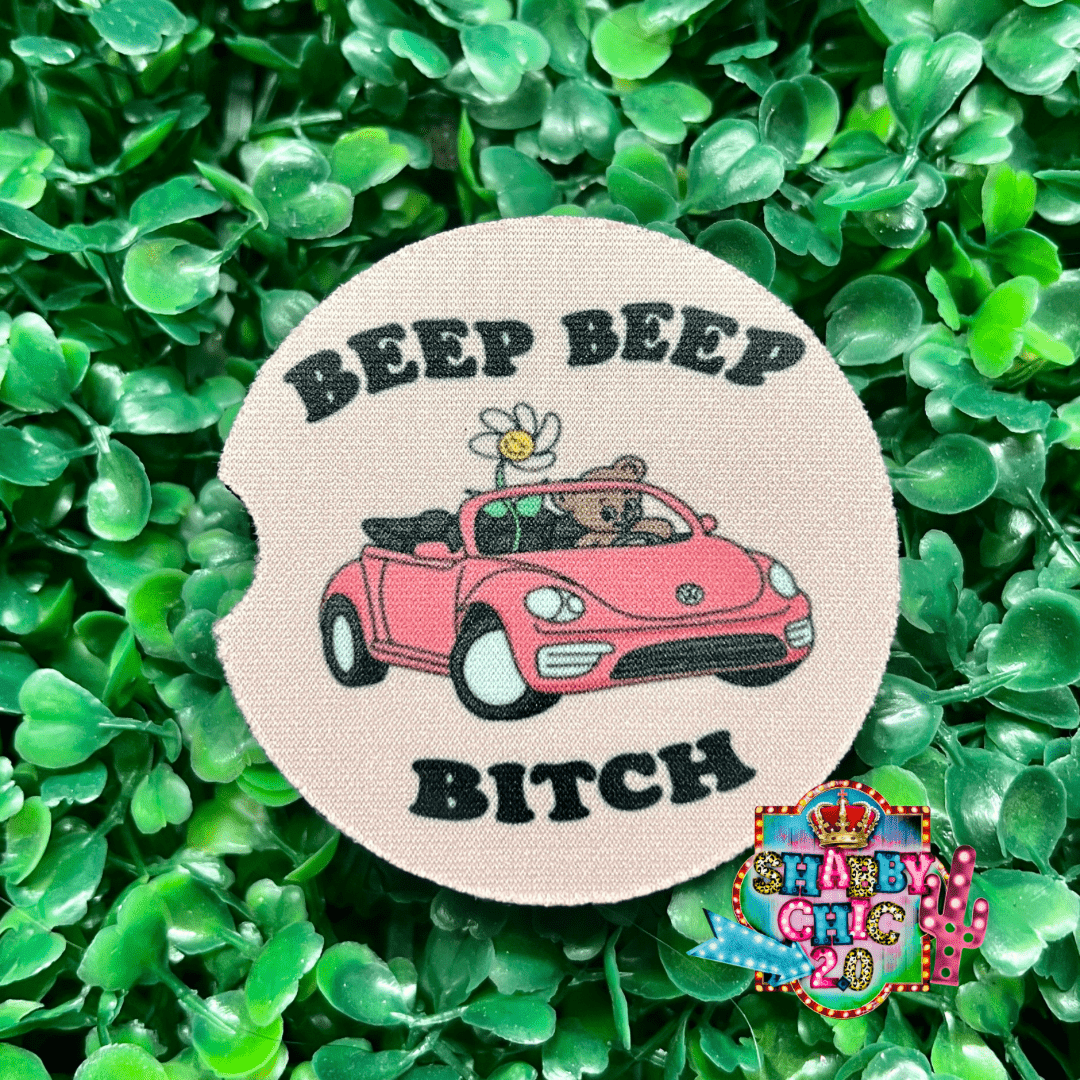 Car Coasters Shabby Chic Boutique and Tanning Salon