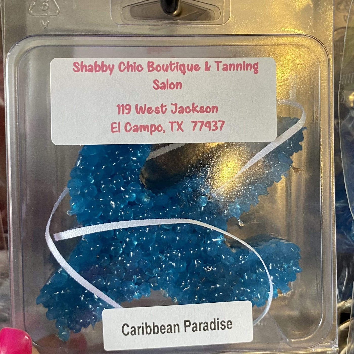 Caribbean Paradise Car Aromies Shabby Chic Boutique and Tanning Salon
