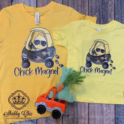 Chick Magnet Tee- Youth Shabby Chic Boutique and Tanning Salon