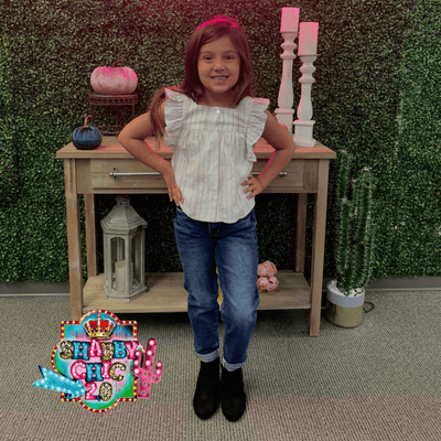 Children's High Rise 'Mom' Jeans Shabby Chic Boutique and Tanning Salon