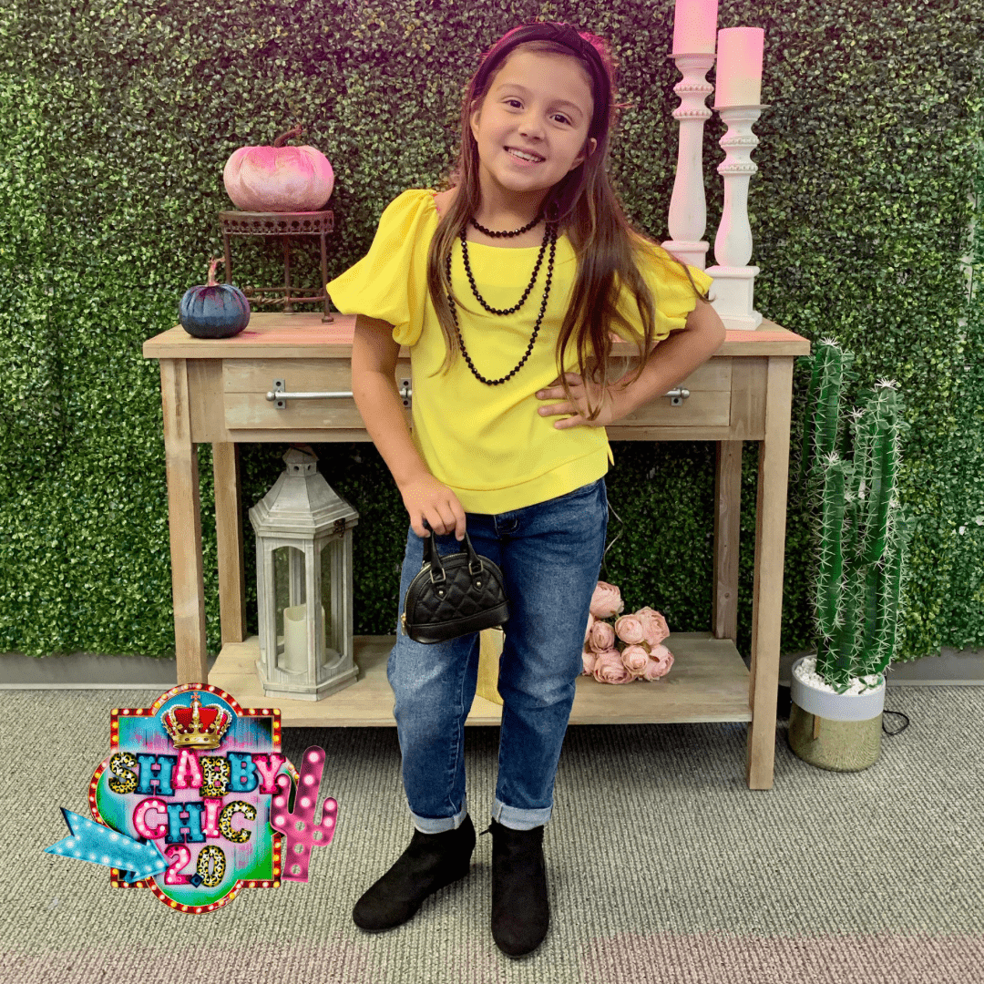 Children's High Rise 'Mom' Jeans Shabby Chic Boutique and Tanning Salon