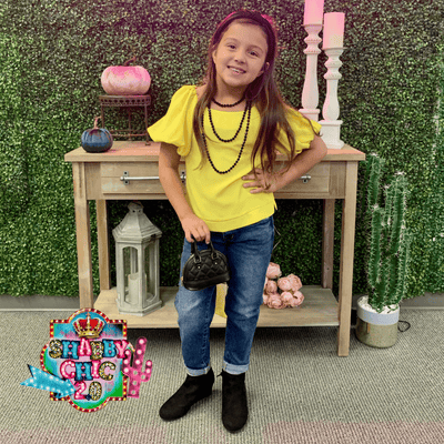 Children's High Rise 'Mom' Jeans Shabby Chic Boutique and Tanning Salon