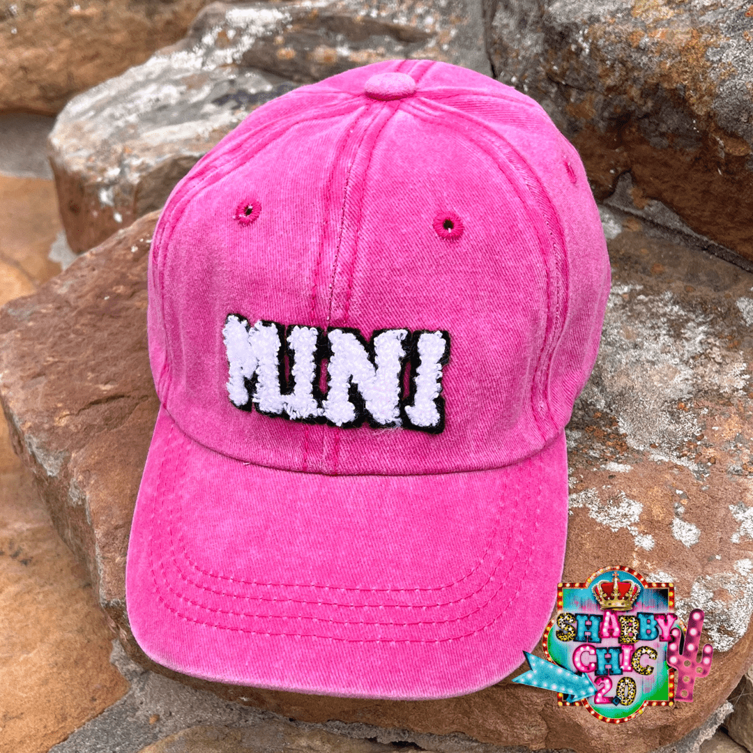 Children's Mini Caps Shabby Chic Boutique and Tanning Salon Hot Pink