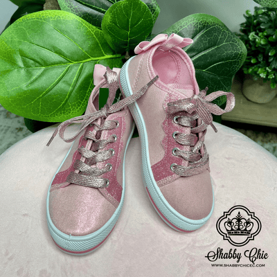 CHILDREN'S Pink Lace Shoes Shabby Chic Boutique and Tanning Salon