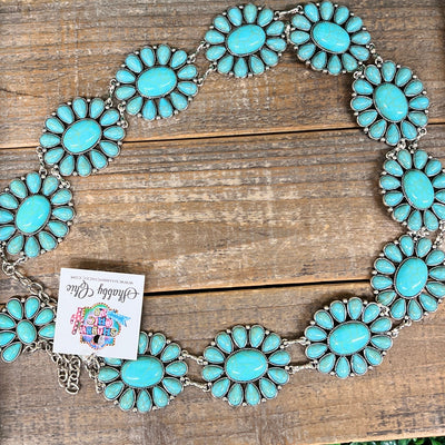 Children’s Silver Link Belt - Turquoise Shabby Chic Boutique and Tanning Salon