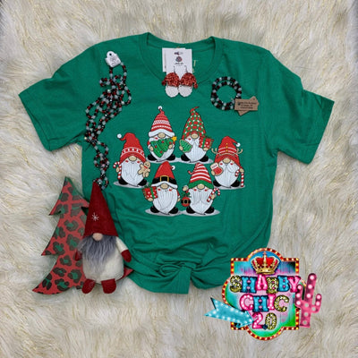 Christmas Gnomes Tee Shabby Chic Boutique and Tanning Salon