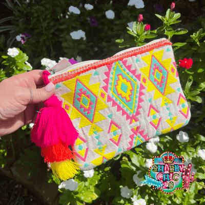 Colorful Clutch Bag Shabby Chic Boutique and Tanning Salon