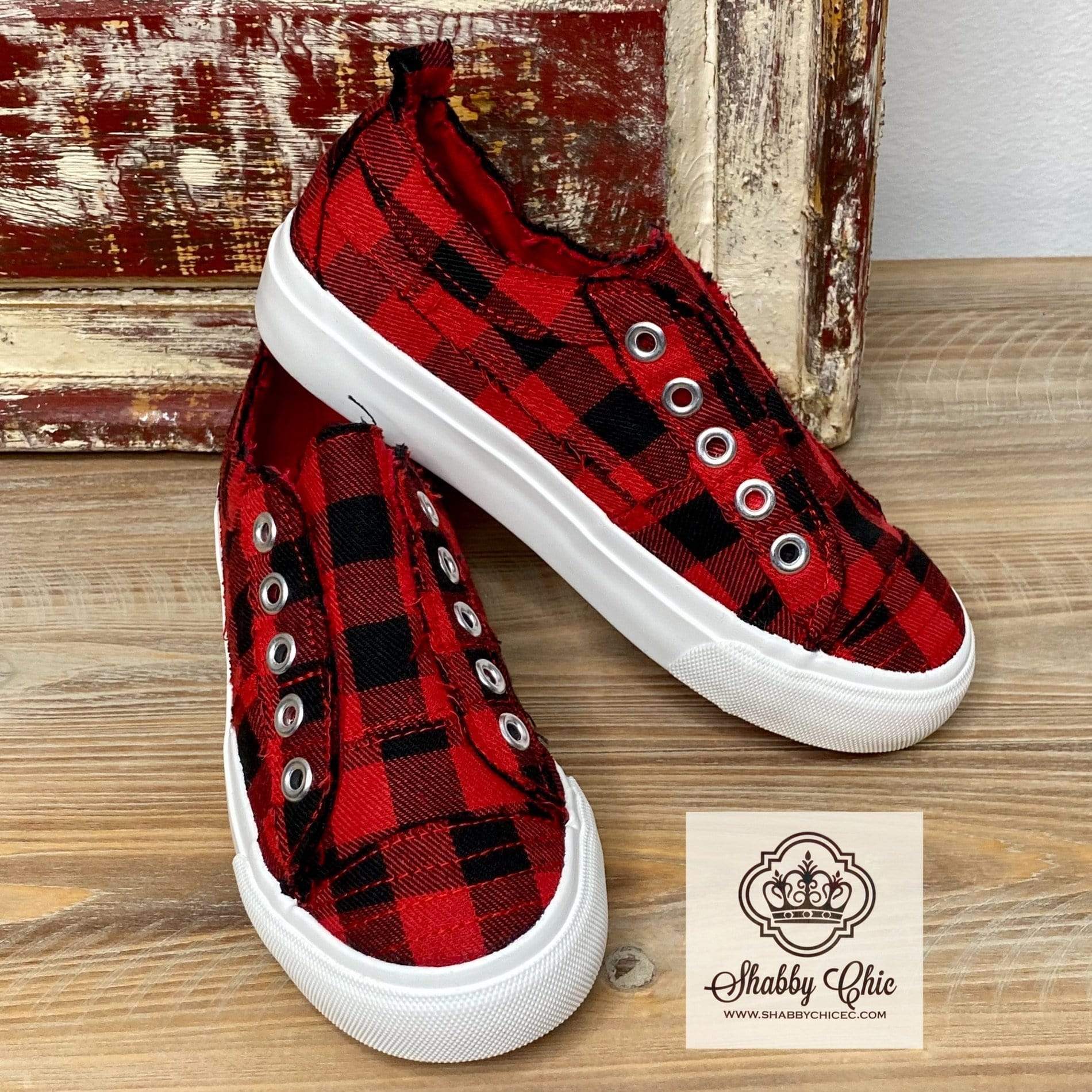 Babalu Children's - Red Plaid – Shabby Chic Boutique and Tanning Salon