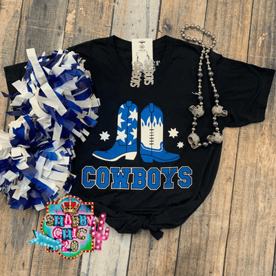 Cowboy Boots Tee Shabby Chic Boutique and Tanning Salon