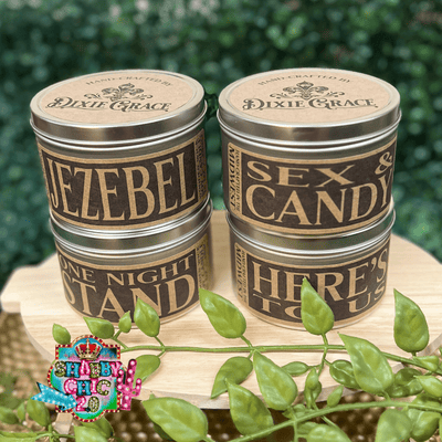 Dixie Grace Wooden Wick Candles Shabby Chic Boutique and Tanning Salon