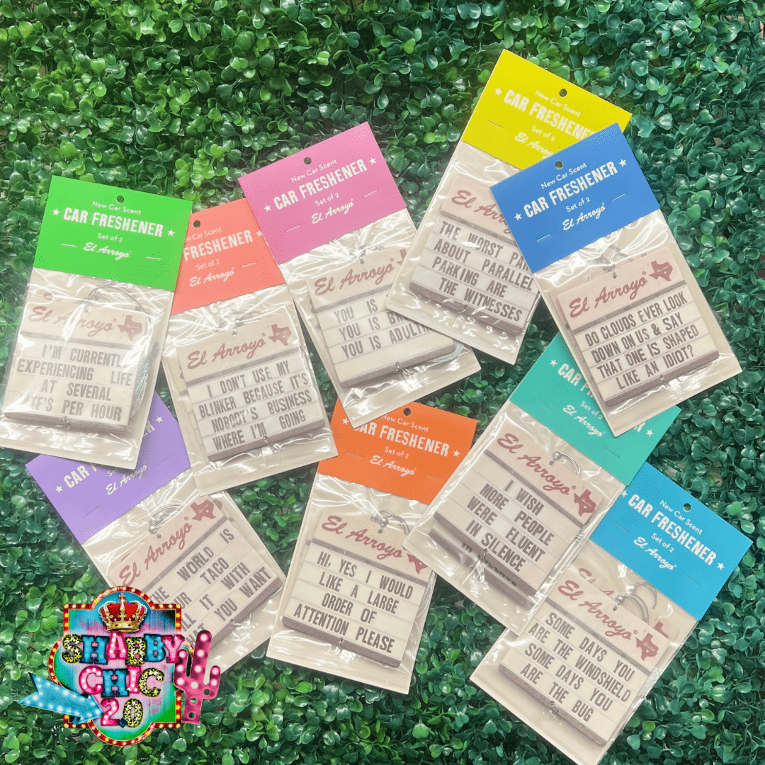 El Arroyo Car Freshener Shabby Chic Boutique and Tanning Salon