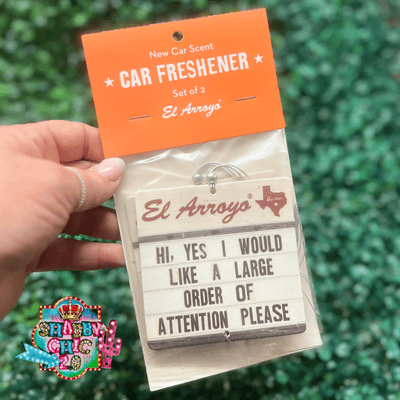 El Arroyo Car Freshener Shabby Chic Boutique and Tanning Salon