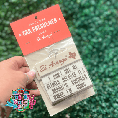 El Arroyo Car Freshener Shabby Chic Boutique and Tanning Salon