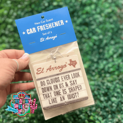 El Arroyo Car Freshener Shabby Chic Boutique and Tanning Salon Do Clouds Ever Look