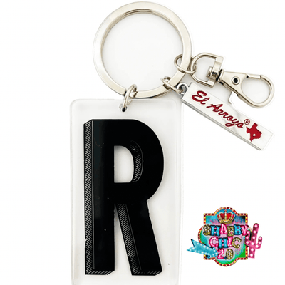 El Arroyo Marquee Letter Key Rings Shabby Chic Boutique and Tanning Salon R