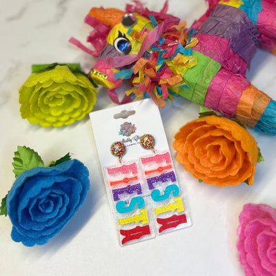 Fiesta Earrings Shabby Chic Boutique and Tanning Salon