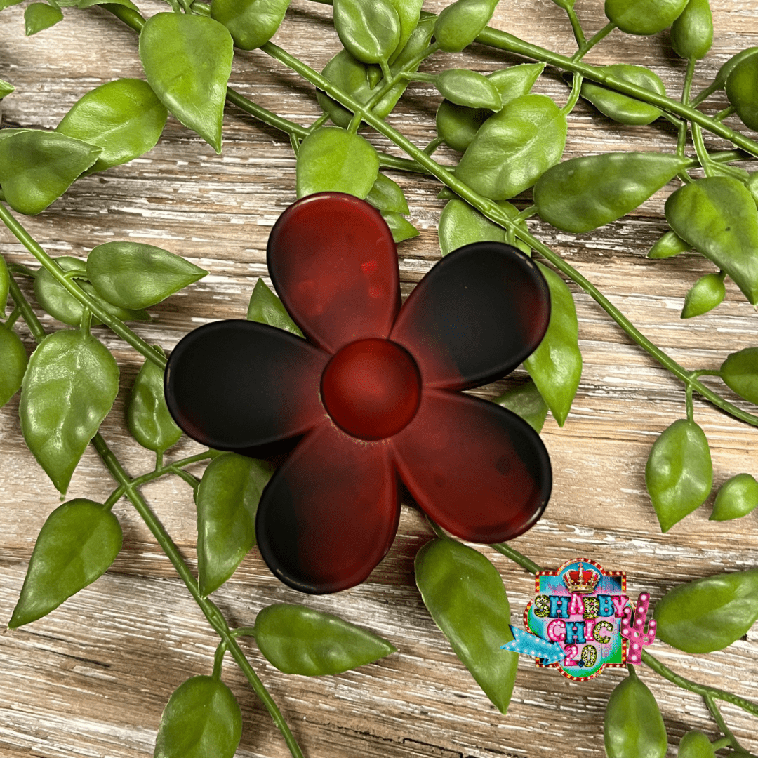 Flower Clips Shabby Chic Boutique and Tanning Salon Brown/Black