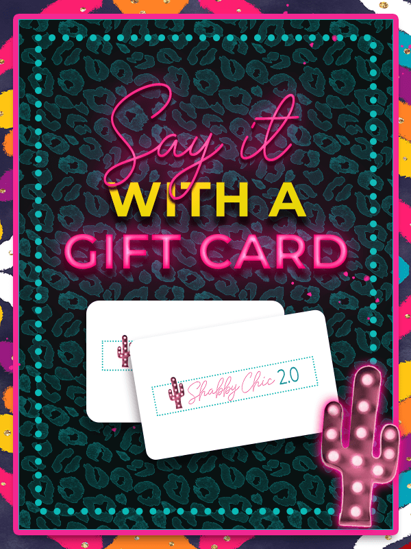 Gift Card Shabby Chic Boutique and Tanning Salon Gift Cards