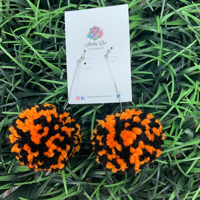 Halloween Mix Puff Earrings - Large Shabby Chic Boutique and Tanning Salon