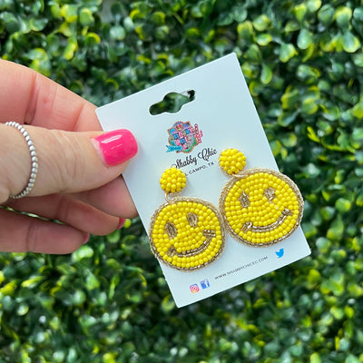 Happy Time Earrings Shabby Chic Boutique and Tanning Salon