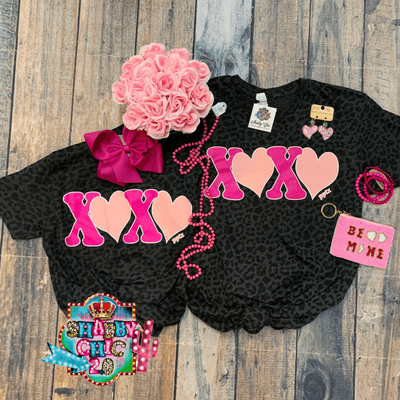 Heart XOXO Tee - Youth Shabby Chic Boutique and Tanning Salon
