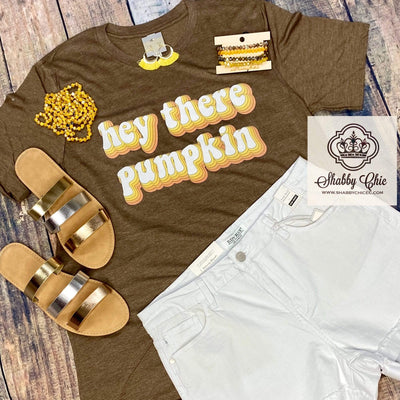 Hey There Pumpkin Tee Shabby Chic Boutique and Tanning Salon