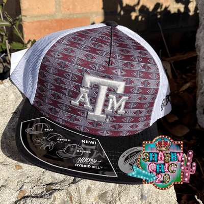 Hooey A&M Maroon / White 6-Panel Trucker Cap with White A&M Logo - OSFA Shabby Chic Boutique and Tanning Salon