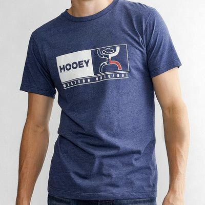 HOOEY "MATCH" NAVY CREW NECK SHORT SLEEVE T-SHIRT Shabby Chic Boutique and Tanning Salon