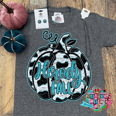 Howdy Fall Tee - Youth Shabby Chic Boutique and Tanning Salon