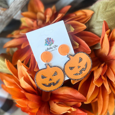 Jack O Earrings Shabby Chic Boutique and Tanning Salon
