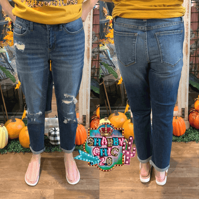Judy Blue Long John Jeans 88306 Shabby Chic Boutique and Tanning Salon
