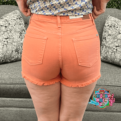 Judy Blue Peach Shorts Shabby Chic Boutique and Tanning Salon