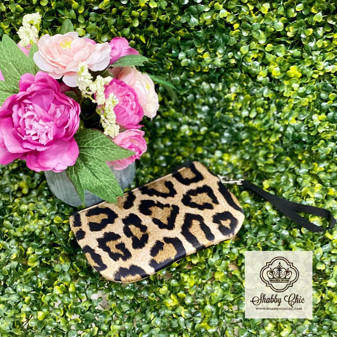 Leopard wristlet Shabby Chic Boutique and Tanning Salon