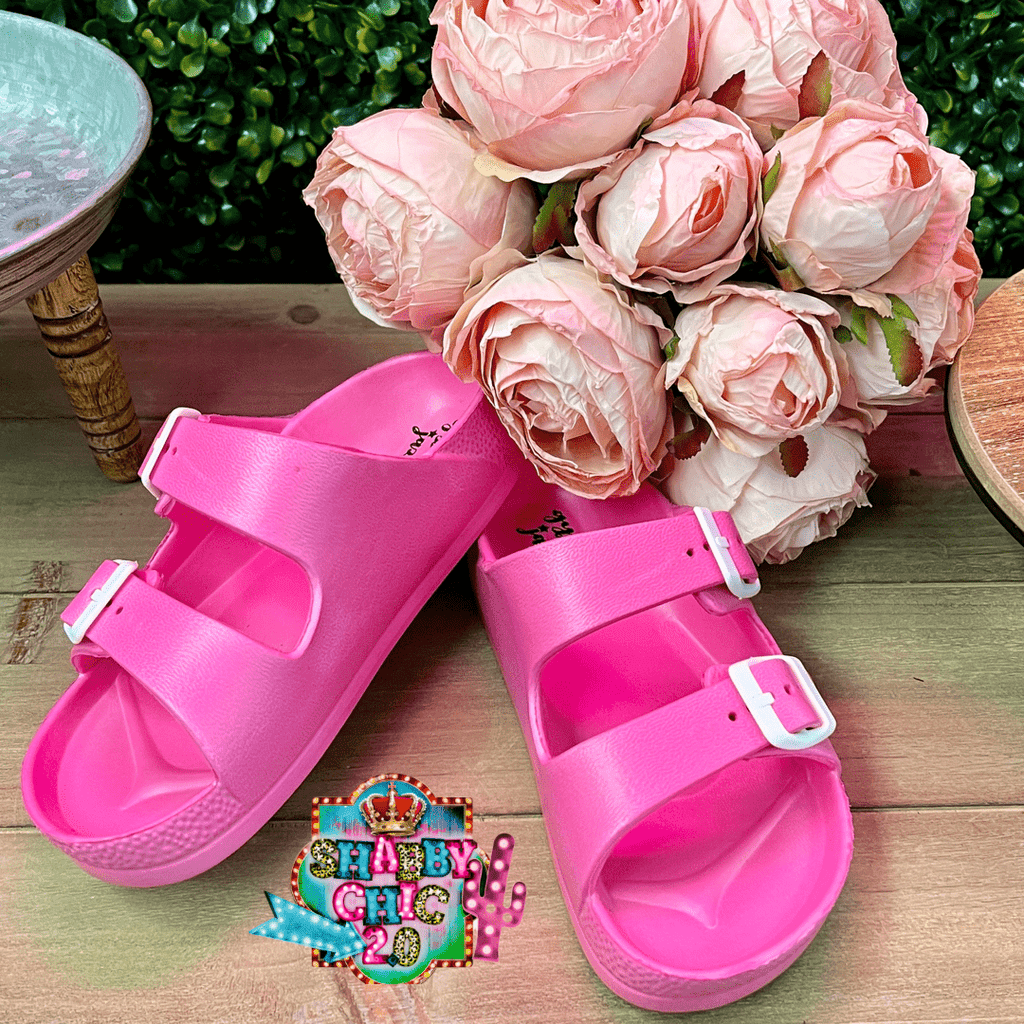 Lil Mia Sandals - Pink – Shabby Chic Boutique and Tanning Salon